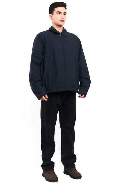 Vintage Burberry Navy Harrington Jacket (L/XL)