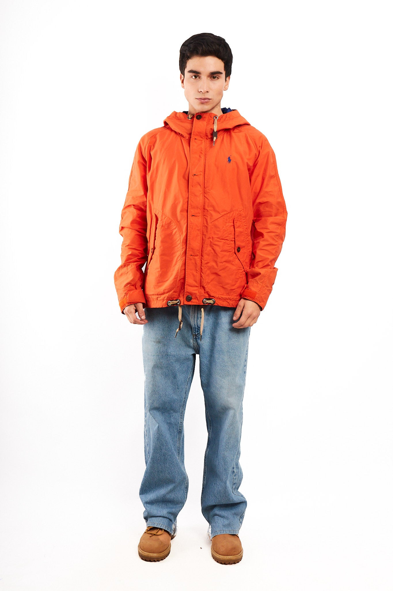 2010 Polo Ralph Lauren Terracota Impermeable Hooded Windbreaker (L/XL)