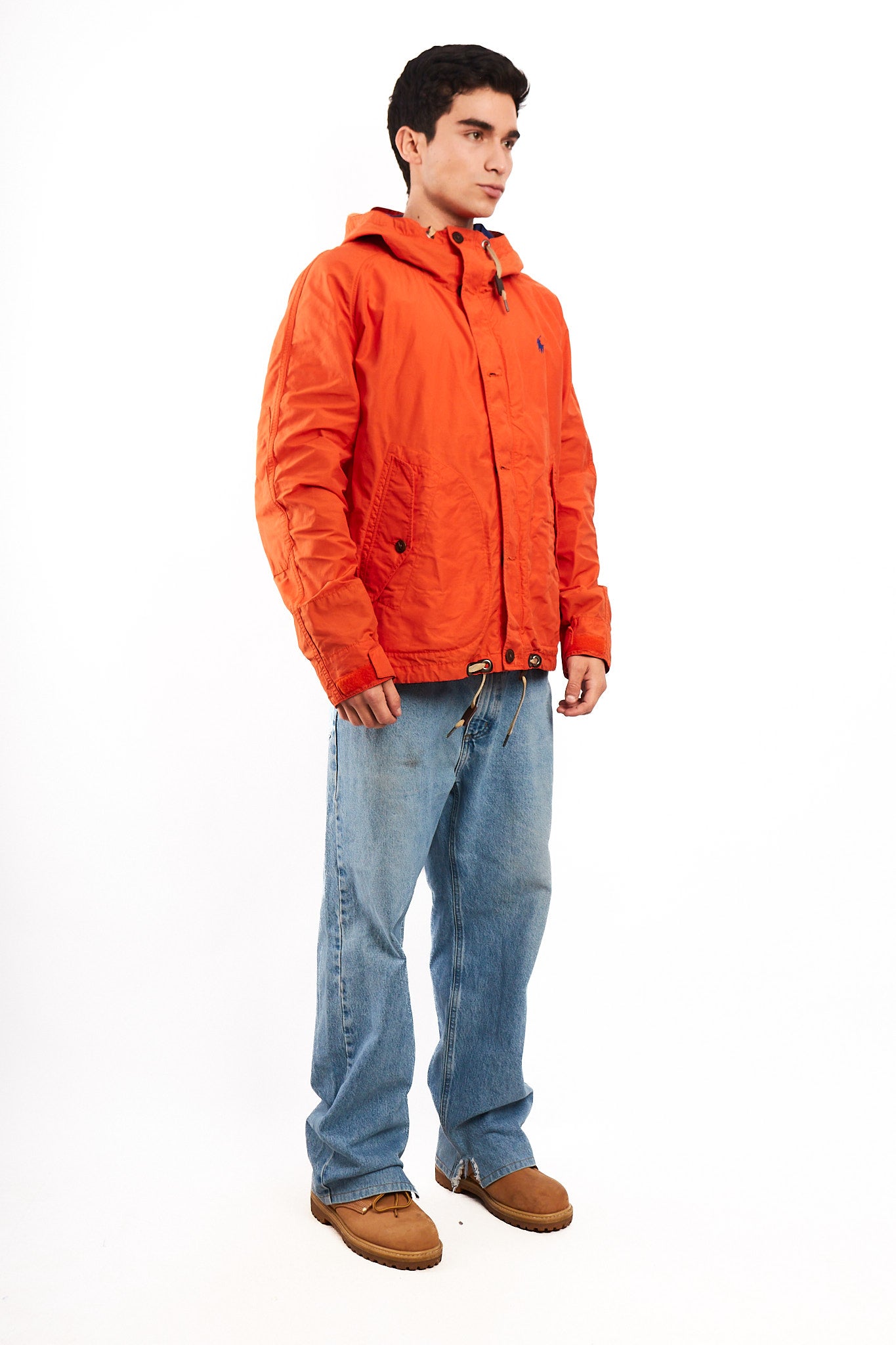 2010 Polo Ralph Lauren Terracota Impermeable Hooded Windbreaker (L/XL)