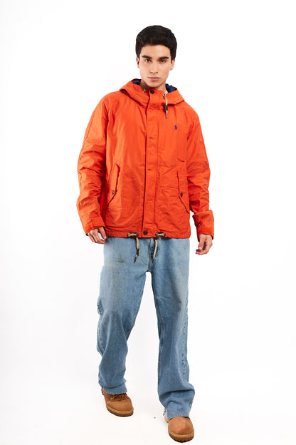 2010 Polo Ralph Lauren Terracota Impermeable Hooded Windbreaker (L/XL)