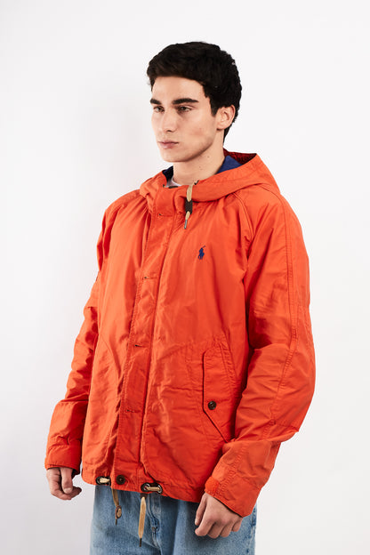 2010 Polo Ralph Lauren Terracota Impermeable Hooded Windbreaker (L/XL)