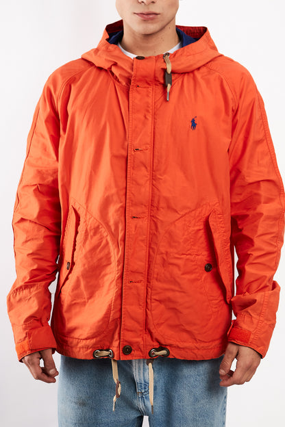 2010 Polo Ralph Lauren Terracota Impermeable Hooded Windbreaker (L/XL)