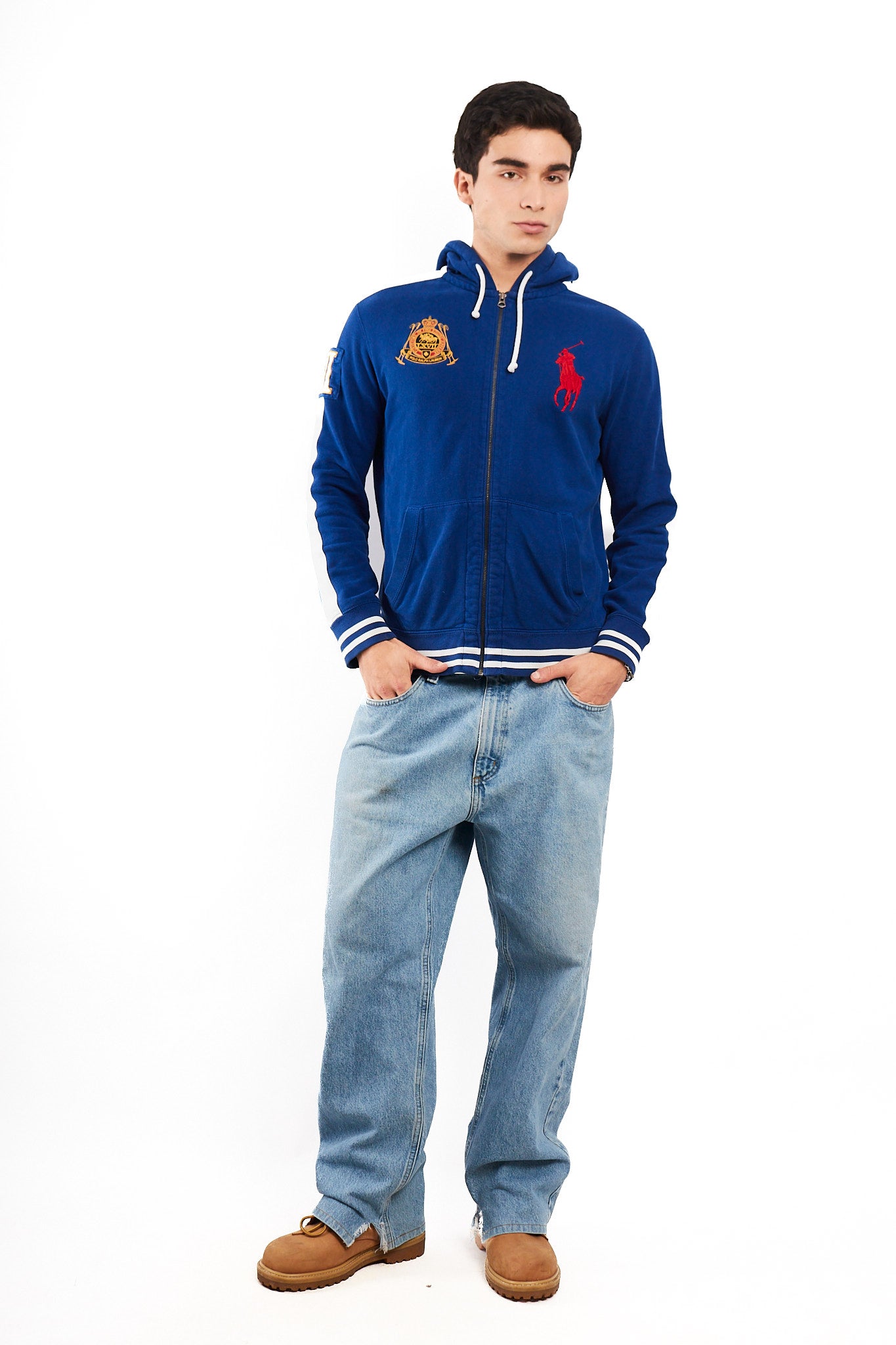 2000 Vintage Polo Ralph Lauren Big Pony Emblem Cotton Jacket (M)