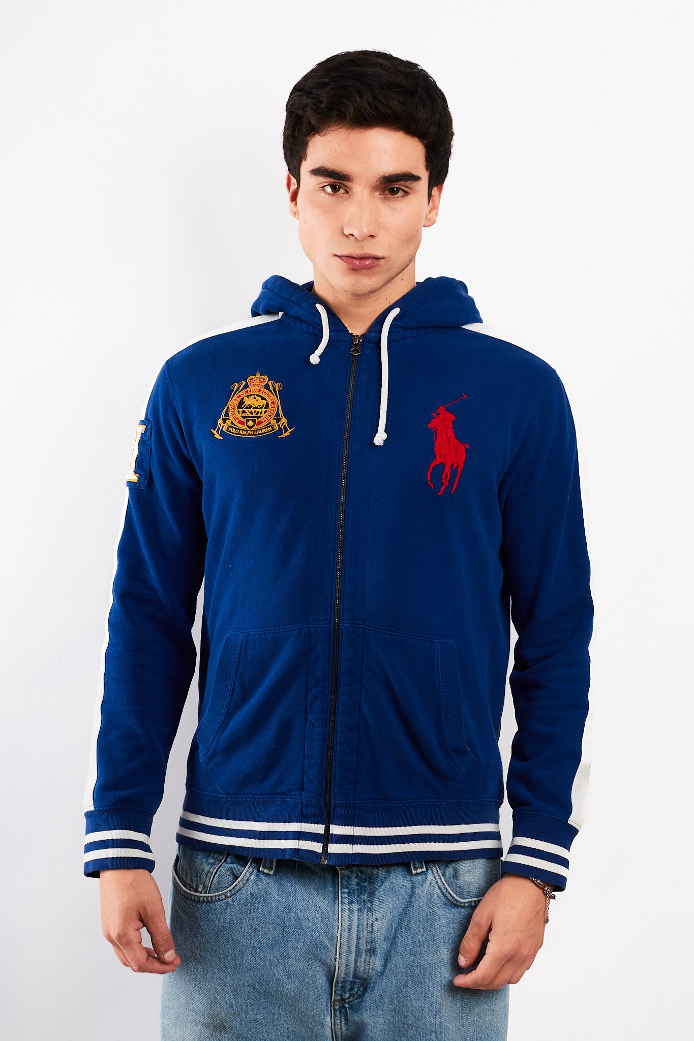 2000 Vintage Polo Ralph Lauren Big Pony Emblem Cotton Jacket (M)