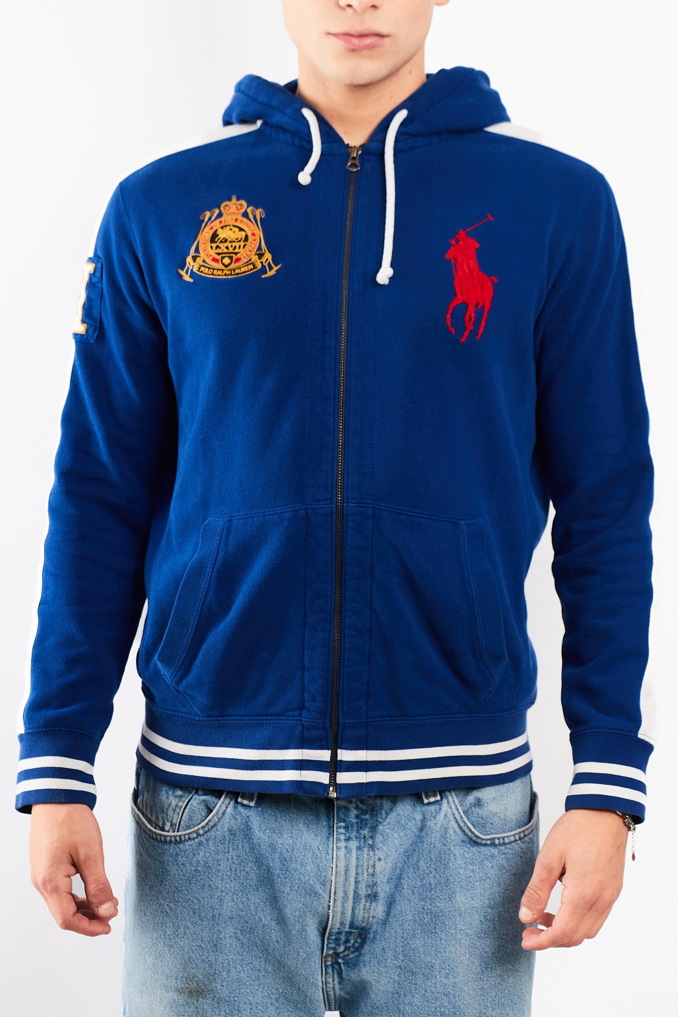 2000 Vintage Polo Ralph Lauren Big Pony Emblem Cotton Jacket (M)