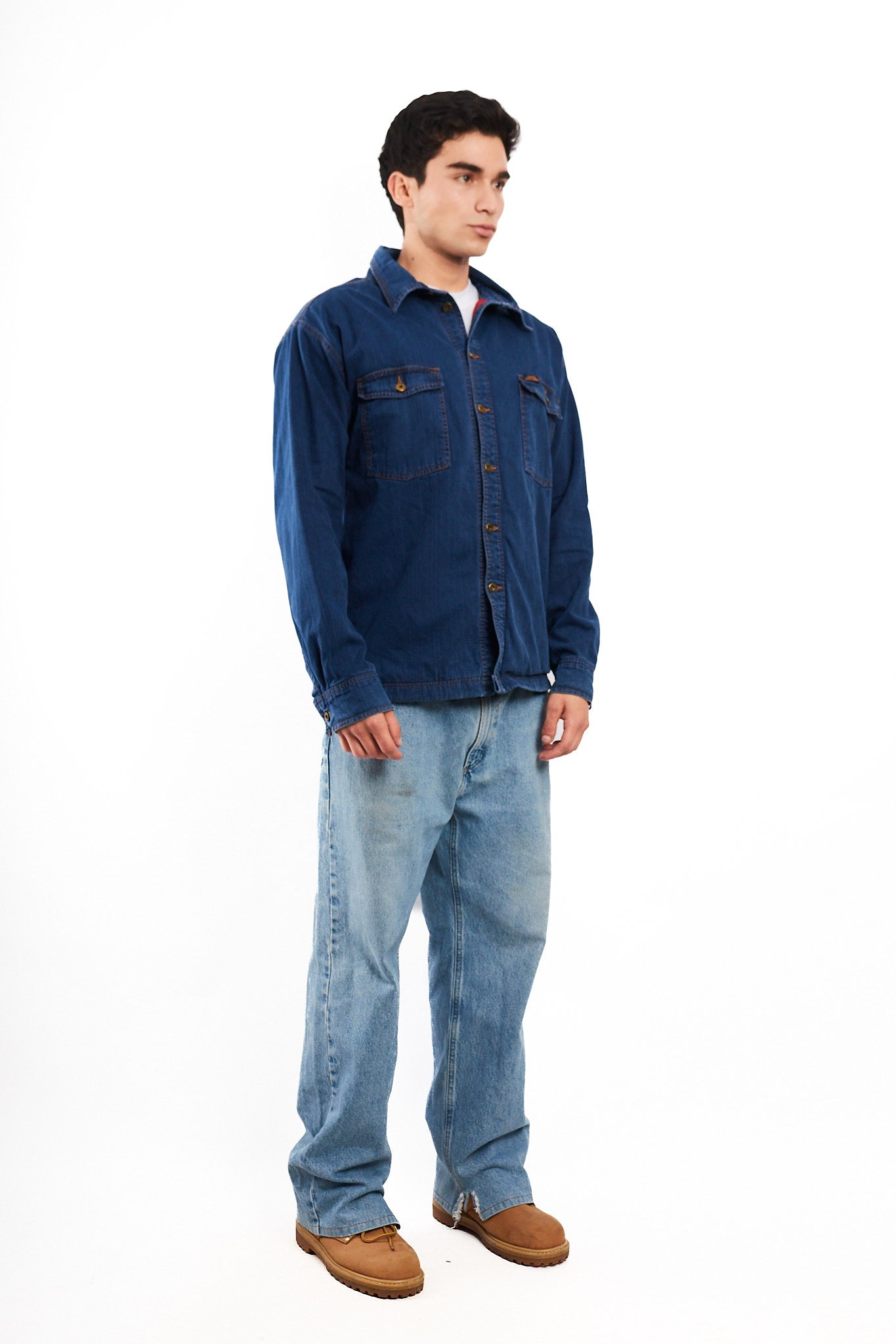 1990 Vintage Chaps Ralph Lauren Denim Overshirt (M/L)