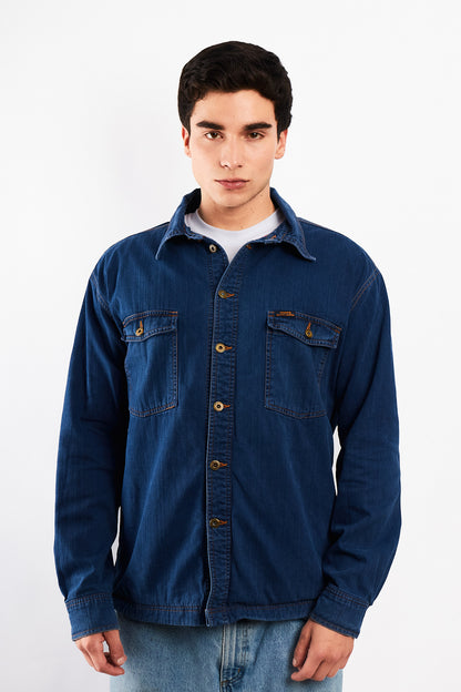 1990 Vintage Chaps Ralph Lauren Denim Overshirt (M/L)