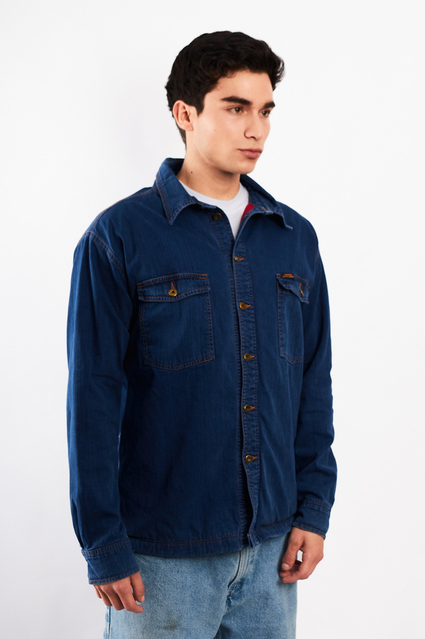 1990 Vintage Chaps Ralph Lauren Denim Overshirt (M/L)