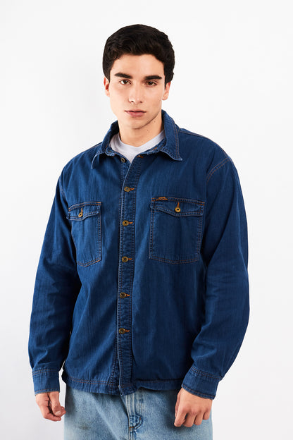 1990 Vintage Chaps Ralph Lauren Denim Overshirt (M/L)