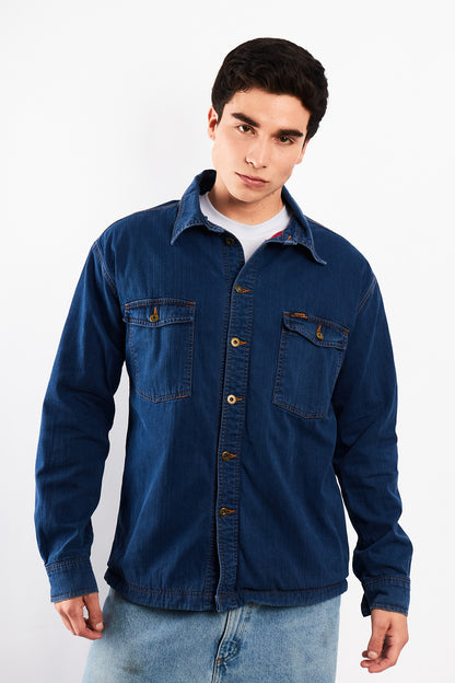 1990 Vintage Chaps Ralph Lauren Denim Overshirt (M/L)
