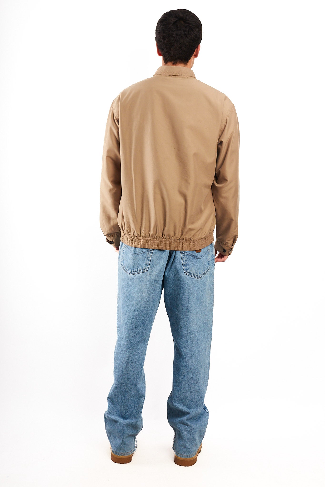 2000 Vintage Chaps Lined Camel Harrington (M/L)