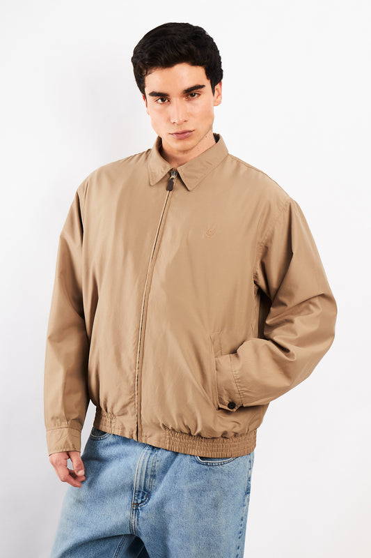 2000 Vintage Chaps Lined Camel Harrington (M/L)