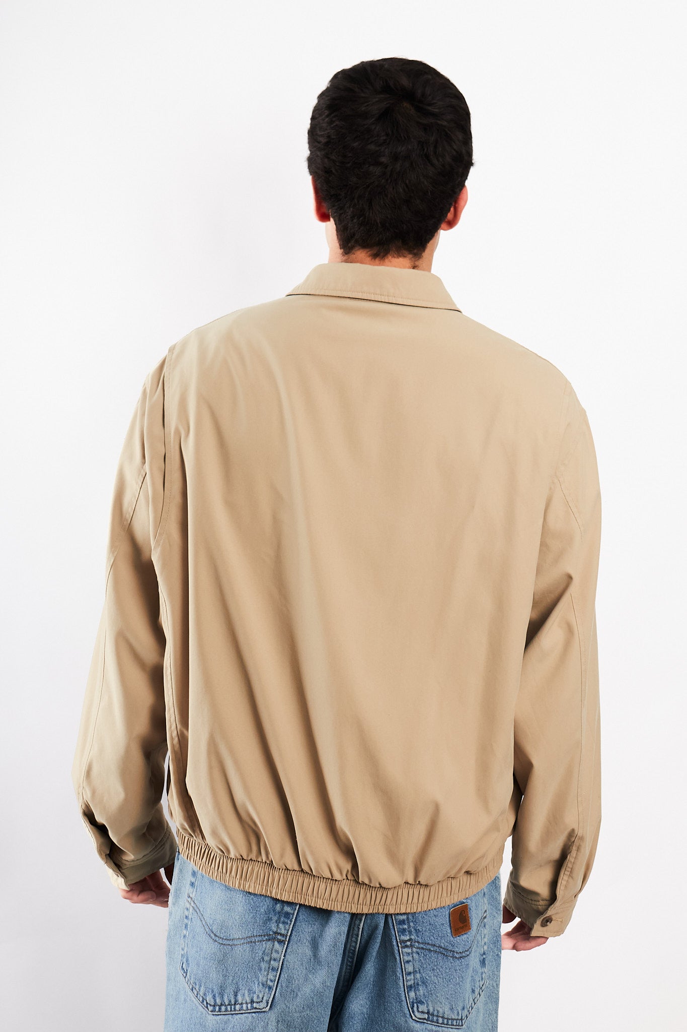 2000 Vintage Polo Ralph Lauren Khakhi Bi-Swing Impermeable Harrington (L)