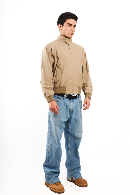 2000 Vintage Polo Ralph Lauren Khakhi Chino Aviator Jacket (M/L)