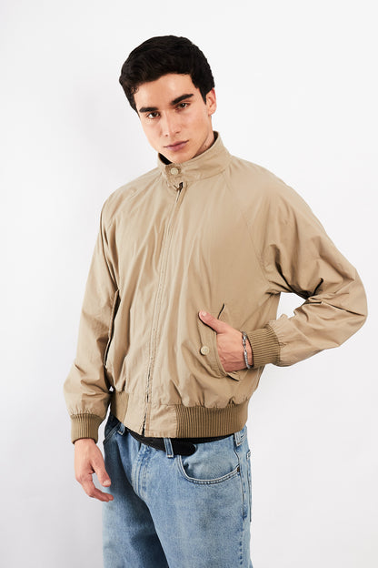 2000 Vintage Polo Ralph Lauren Khakhi Chino Aviator Jacket (M/L)