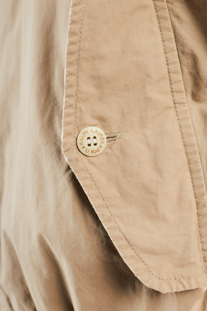 2000 Vintage Polo Ralph Lauren Khakhi Chino Aviator Jacket (M/L)