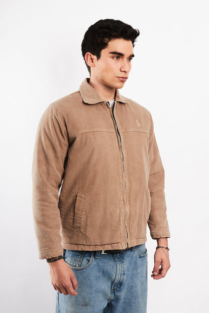 2000 Polo Sport Ralph Lauren Light Camel Corduroy Harrington (S)