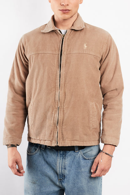 2000 Polo Sport Ralph Lauren Light Camel Corduroy Harrington (S)