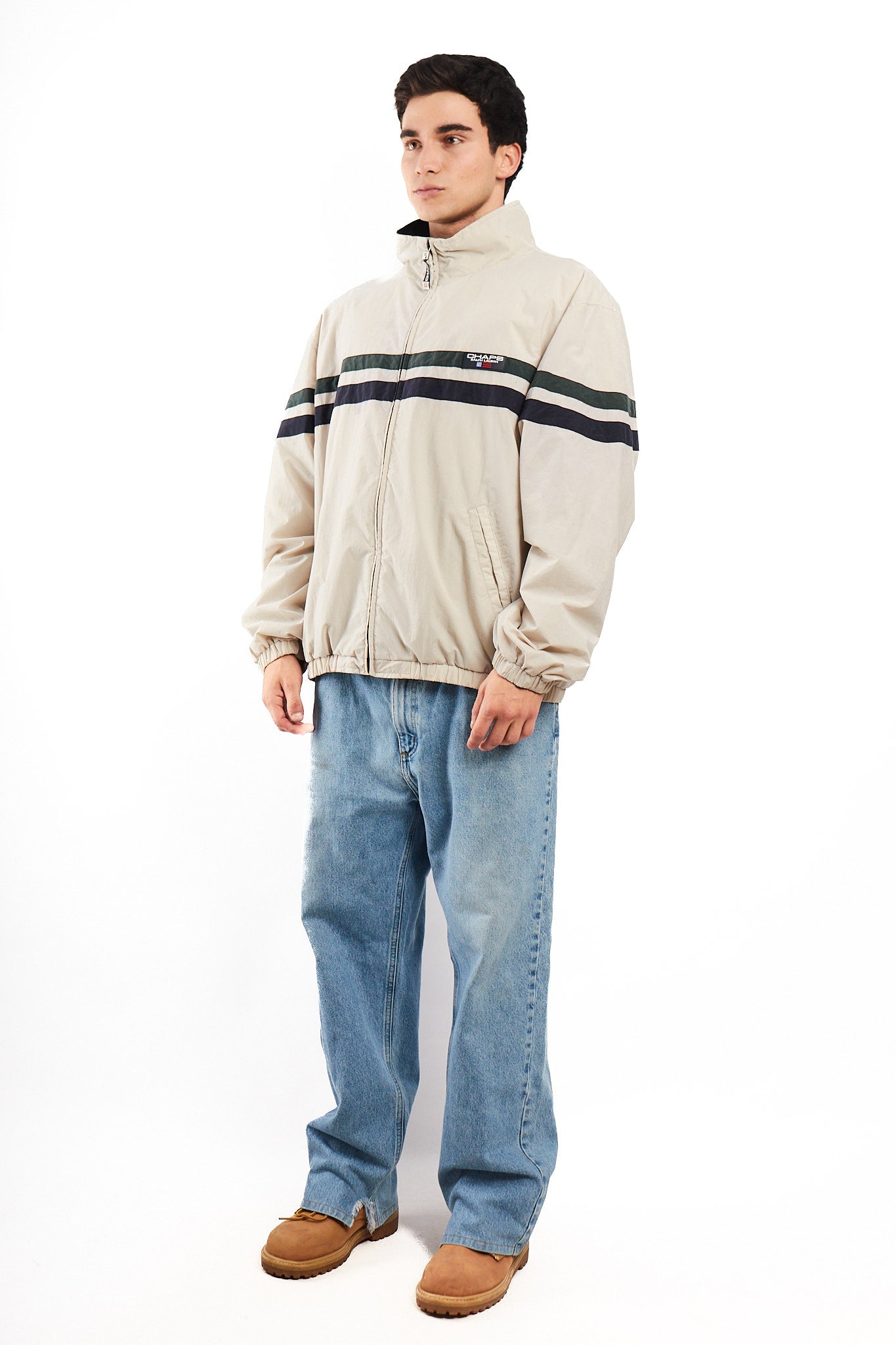 1990 Vintage Chaps Ralph Lauren Colorblock Jacket (XL)