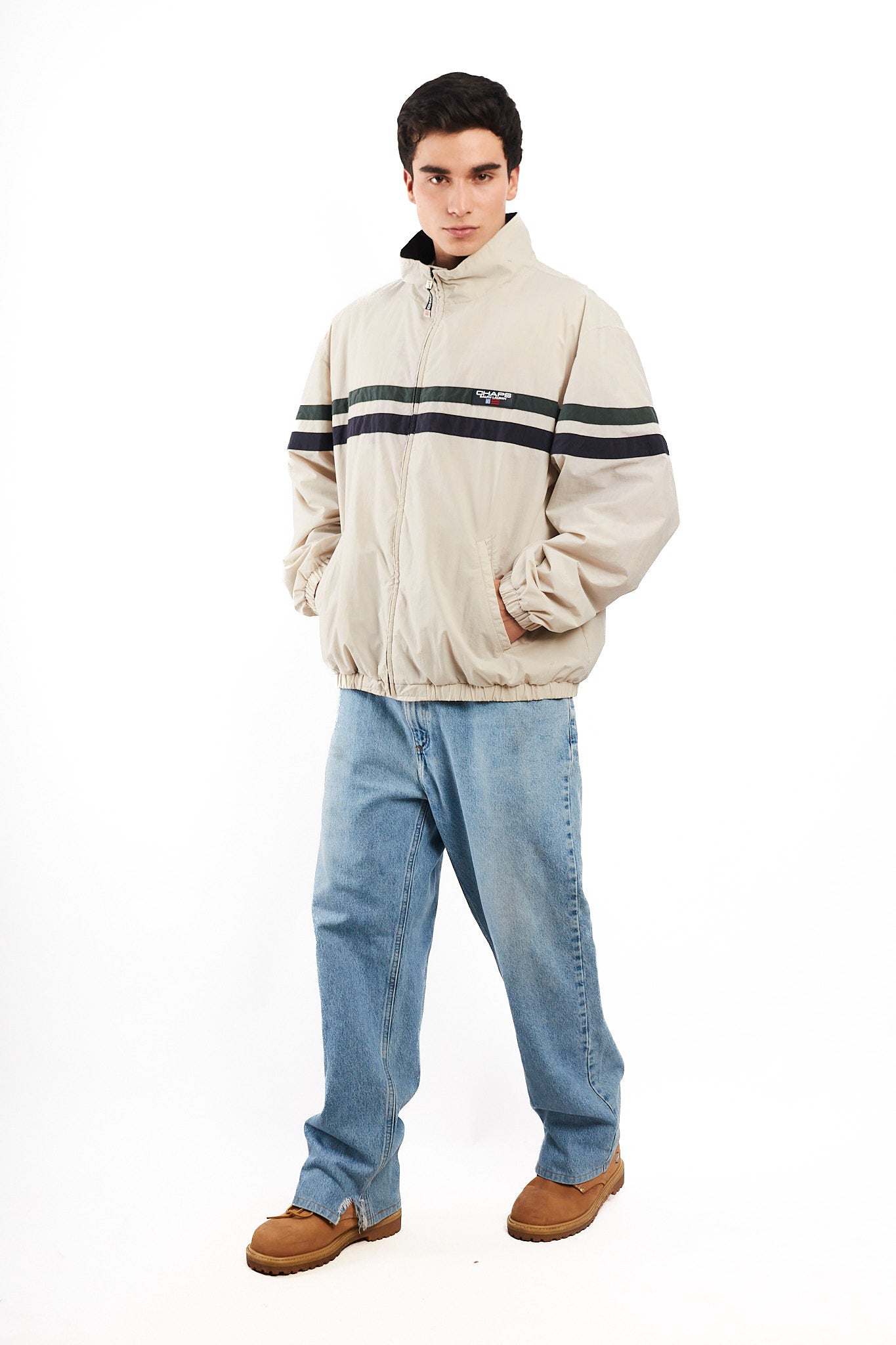 1990 Vintage Chaps Ralph Lauren Colorblock Jacket (XL)