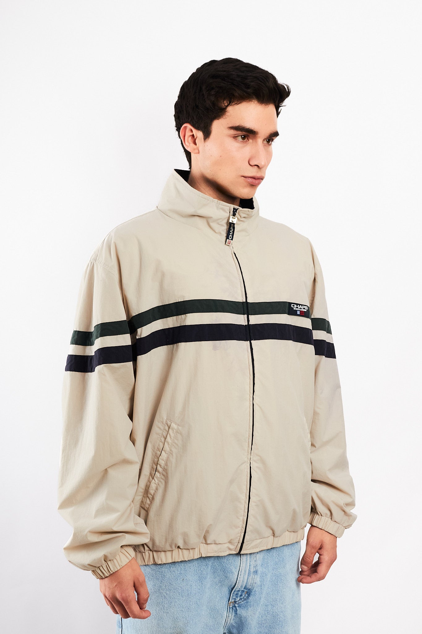 1990 Vintage Chaps Ralph Lauren Colorblock Jacket (XL)