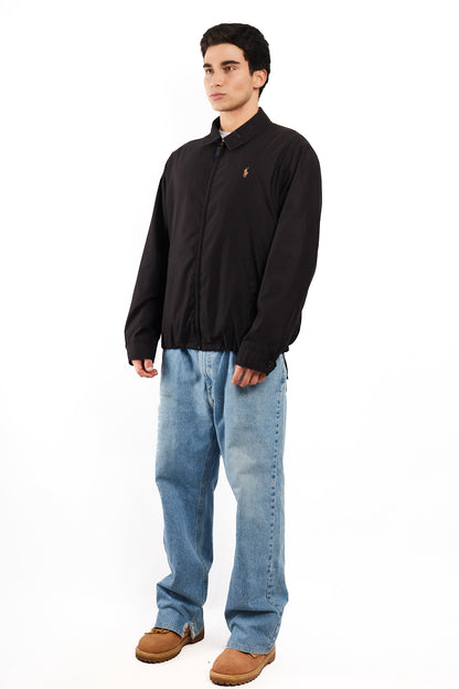 2010 Polo Ralph Lauren Black Bi-Swing Harrington (L/XL)