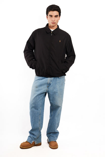 2010 Polo Ralph Lauren Black Bi-Swing Harrington (L/XL)