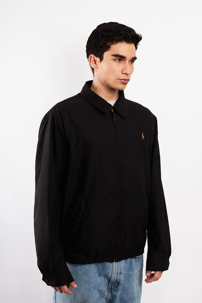 2010 Polo Ralph Lauren Black Bi-Swing Harrington (L/XL)