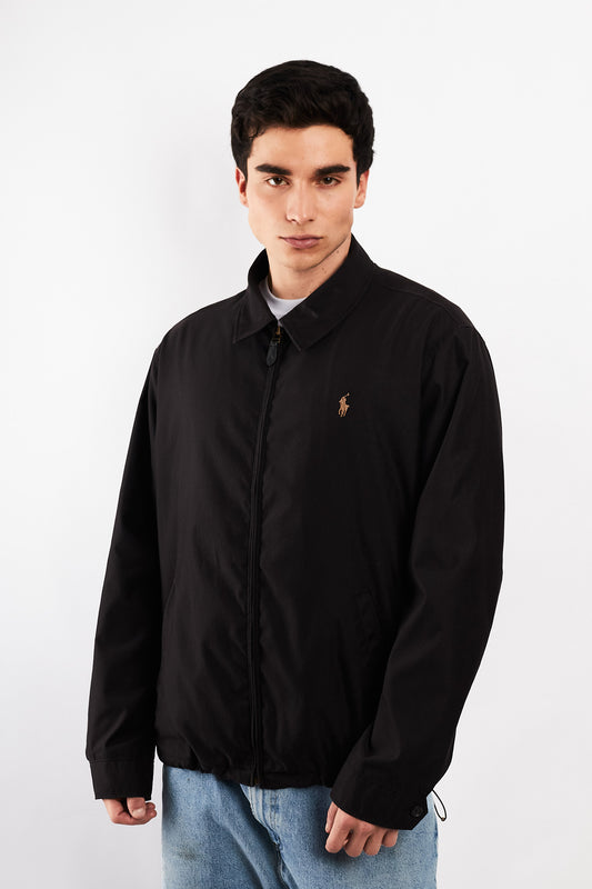 2010 Polo Ralph Lauren Black Bi-Swing Harrington (L/XL)