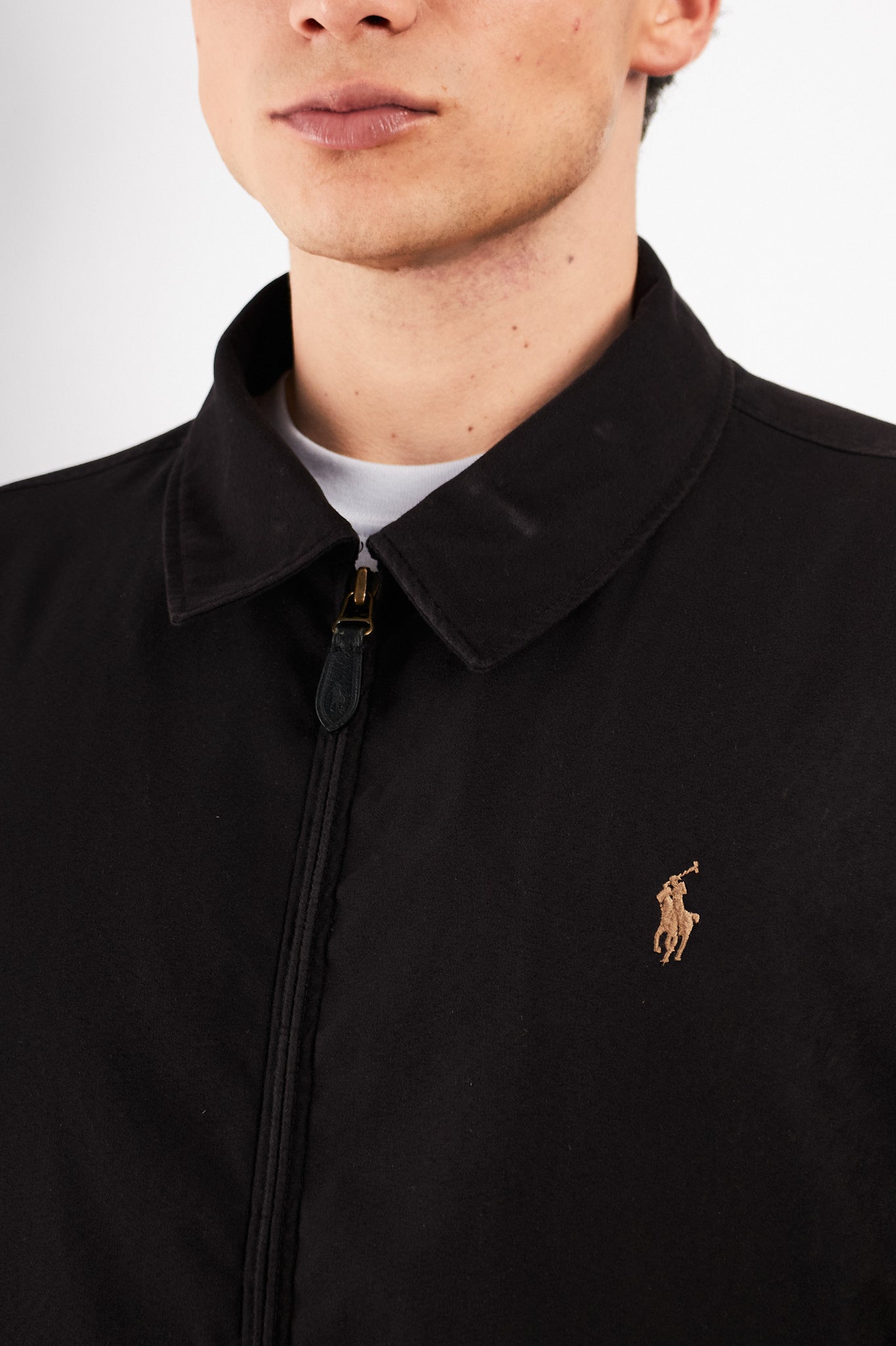 2010 Polo Ralph Lauren Black Bi-Swing Harrington (L/XL)