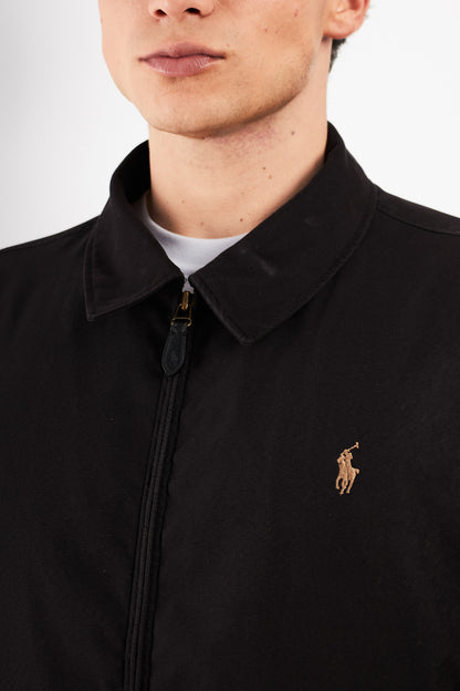 2010 Polo Ralph Lauren Black Bi-Swing Harrington (L/XL)