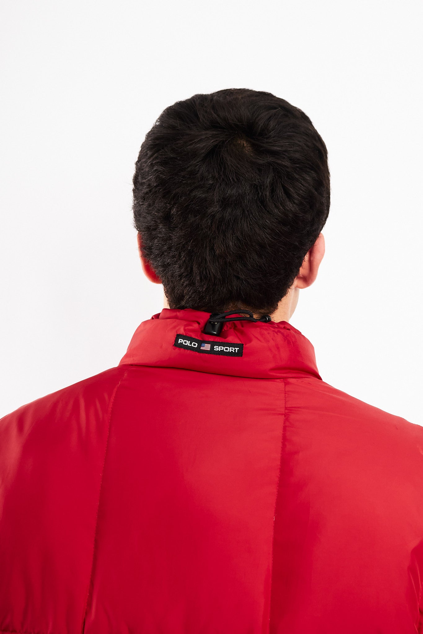 2000 Vintage Polo Sport RL Rust Red Impermeable Down Puffer Jacket (L/XL)