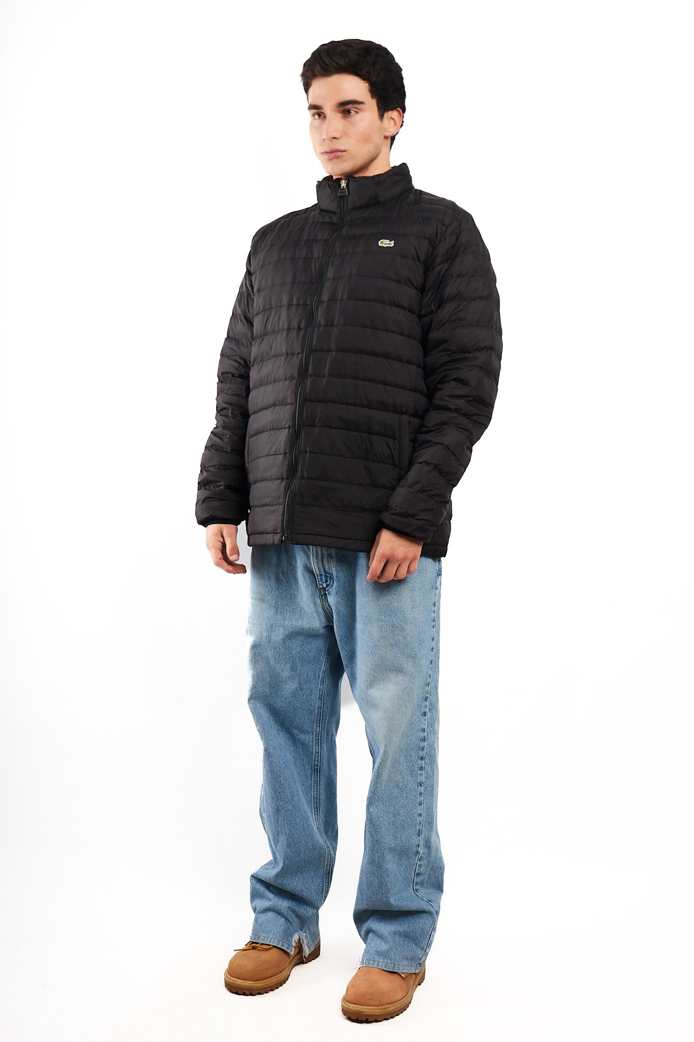 2010 Lacoste Black Puffer Jacket (L/XL)