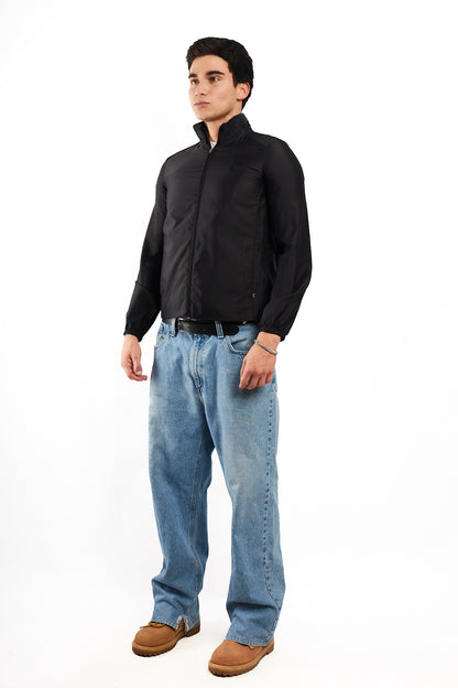 2000 Vintage Polo Ralph Lauren Black Impermeable Winbreaker (S)