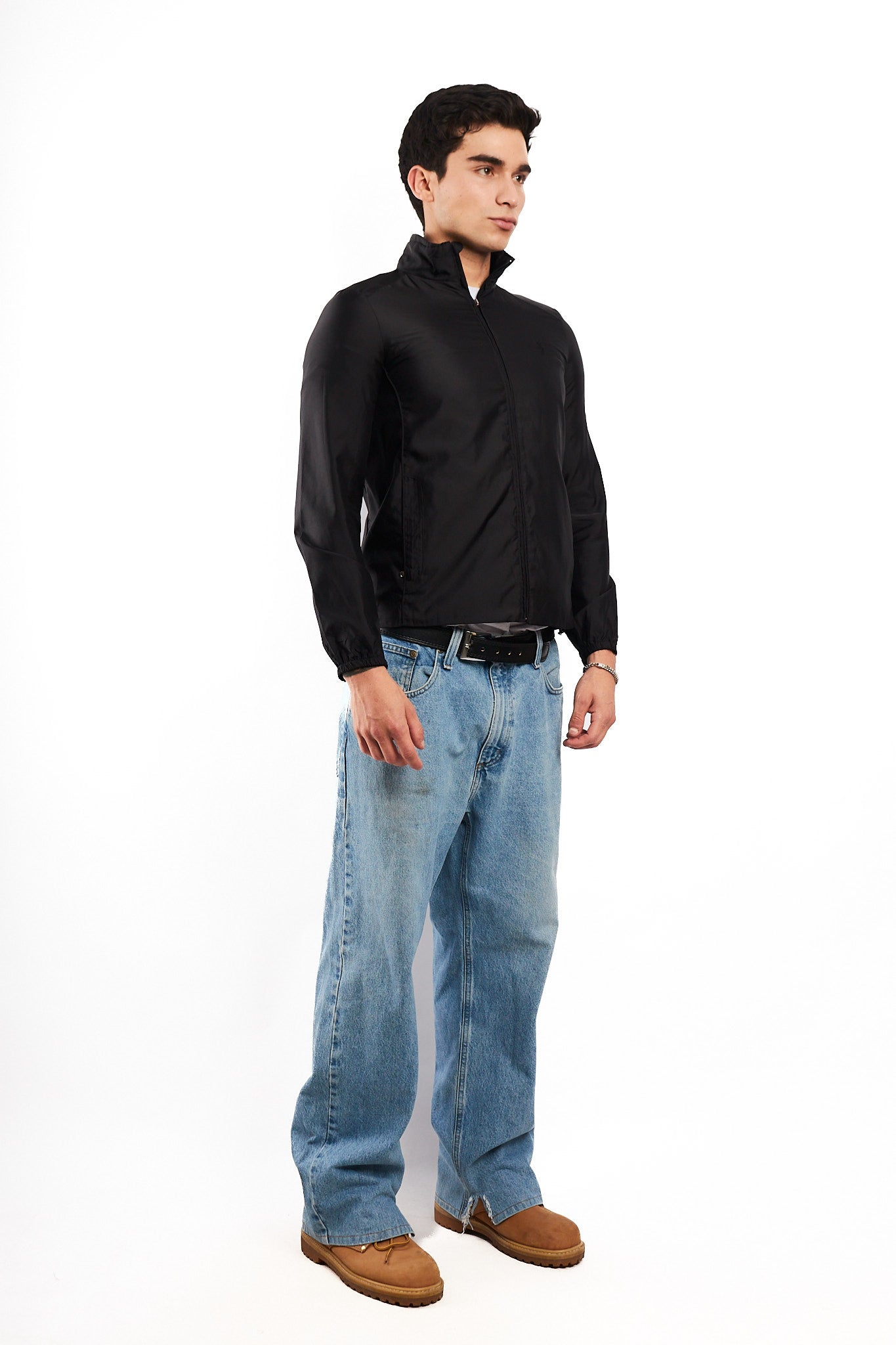 2000 Vintage Polo Ralph Lauren Black Impermeable Winbreaker (S)