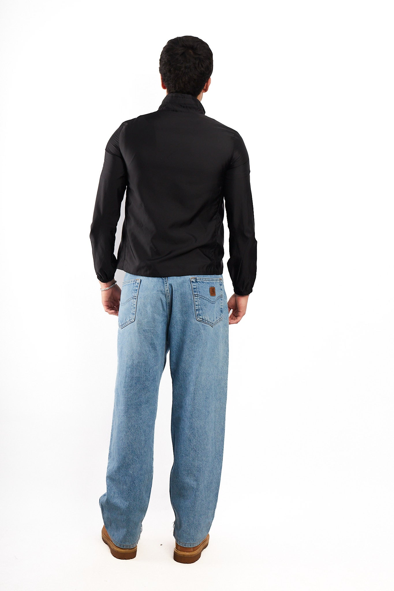 2000 Vintage Polo Ralph Lauren Black Impermeable Winbreaker (S)