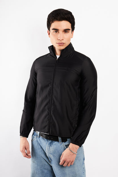 2000 Vintage Polo Ralph Lauren Black Impermeable Winbreaker (S)