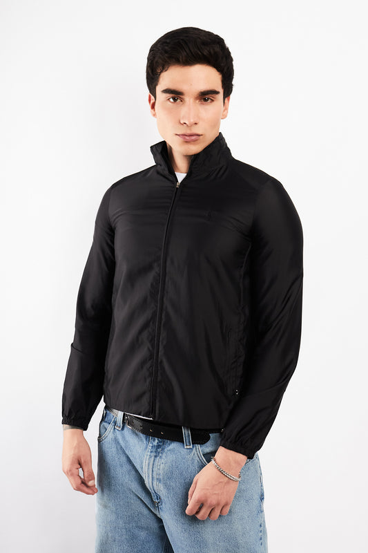 2000 Vintage Polo Ralph Lauren Black Impermeable Winbreaker (S)