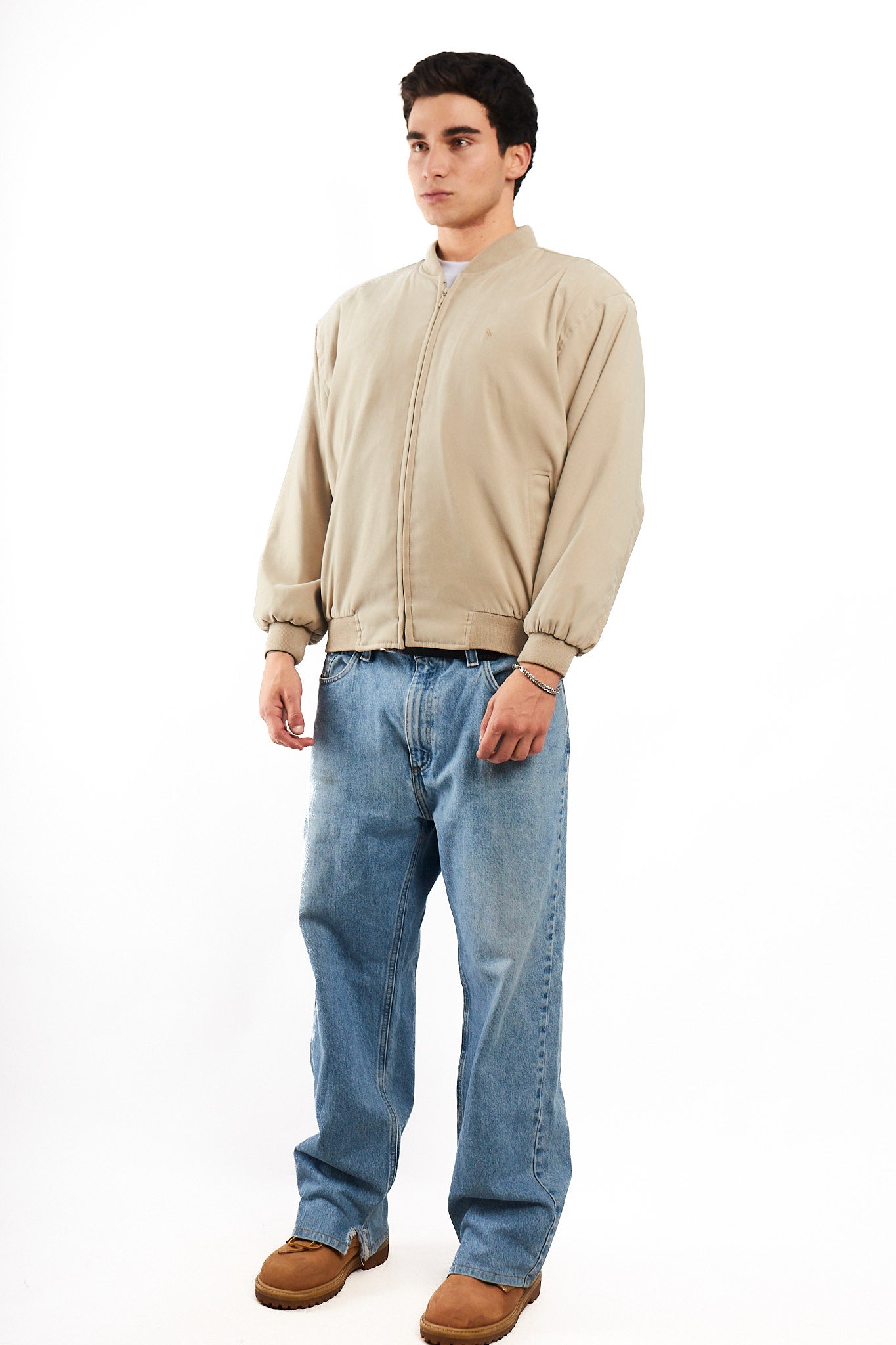1990 Vintage Polo Ralph Lauren Sport Sand Bomber Jacket (M/L)