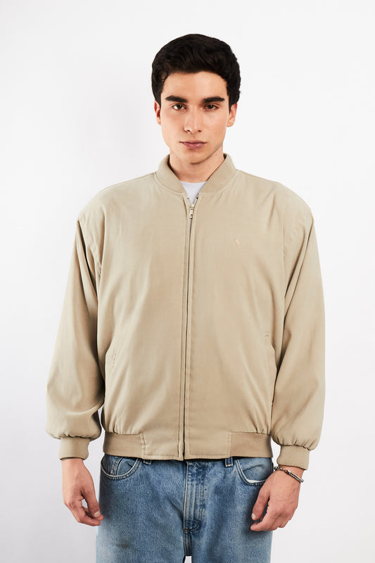 1990 Vintage Polo Ralph Lauren Sport Sand Bomber Jacket (M/L)