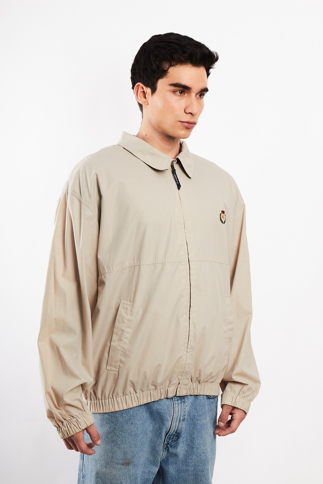 1990 Vintage Chaps Ralph Lauren Bone Harrington (L/XL)