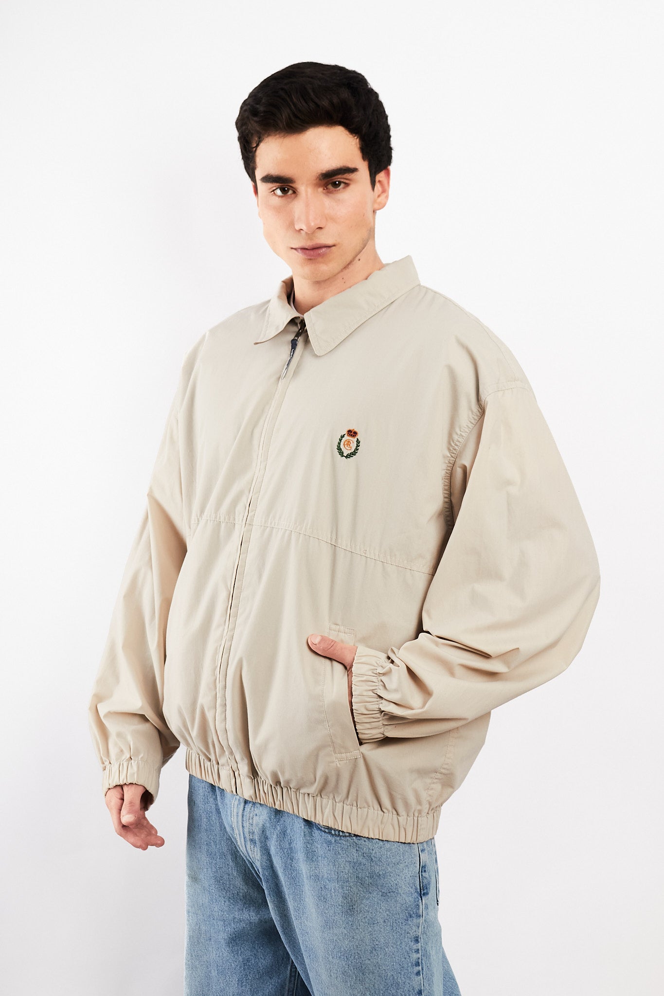 1990 Vintage Chaps Ralph Lauren Bone Harrington (L/XL)
