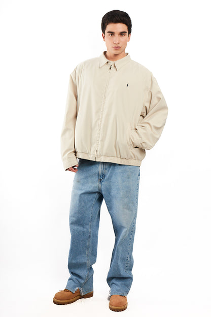 1990 Vintage Polo Golf Ralph Lauren Bone Bi-swing Harrington (XL)