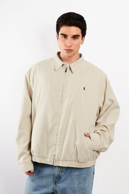 1990 Vintage Polo Golf Ralph Lauren Bone Bi-swing Harrington (XL)