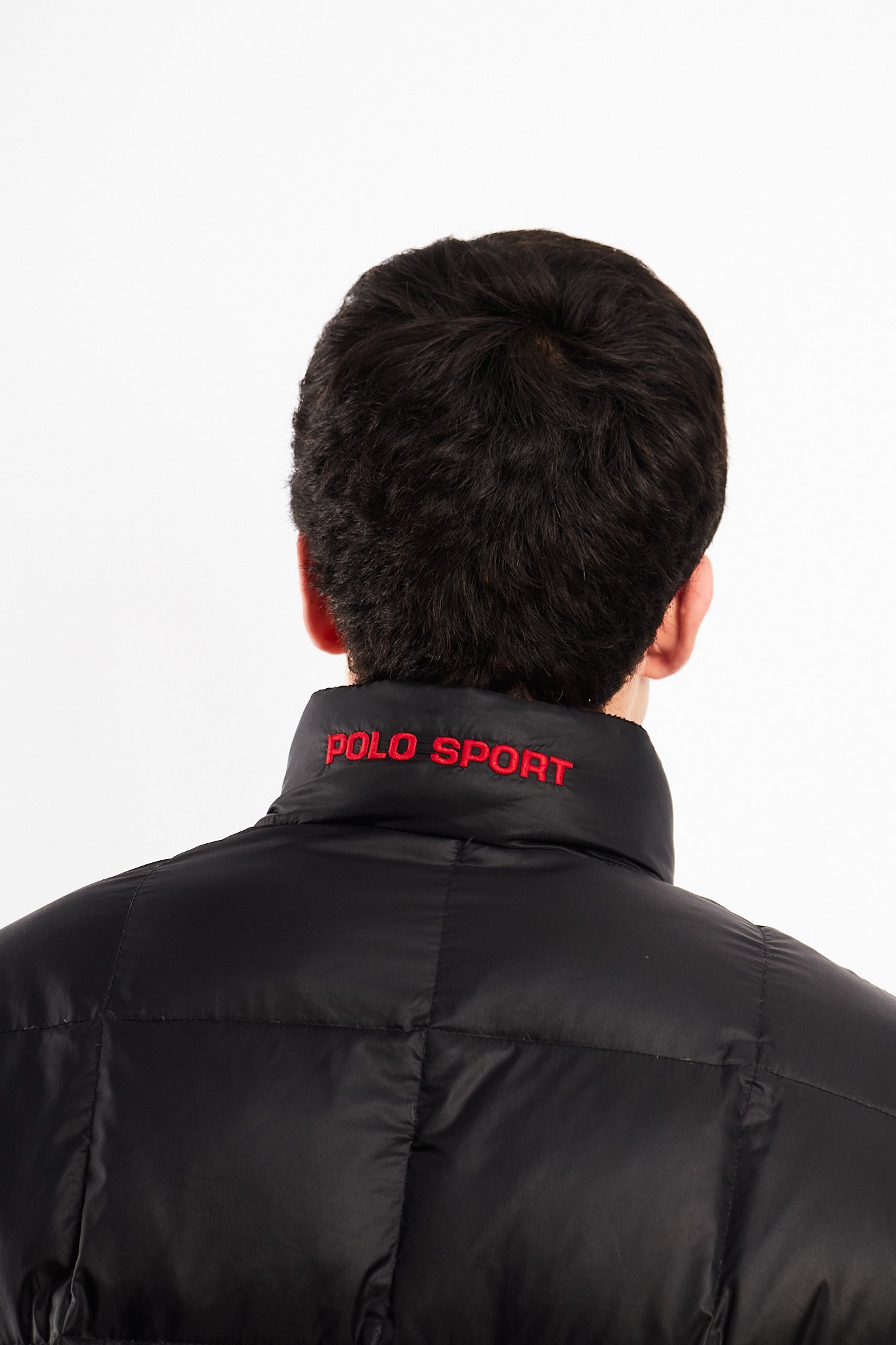 2000 Vintage Polo Spor RL Black Impermeable Down Puffer Jacket (M)