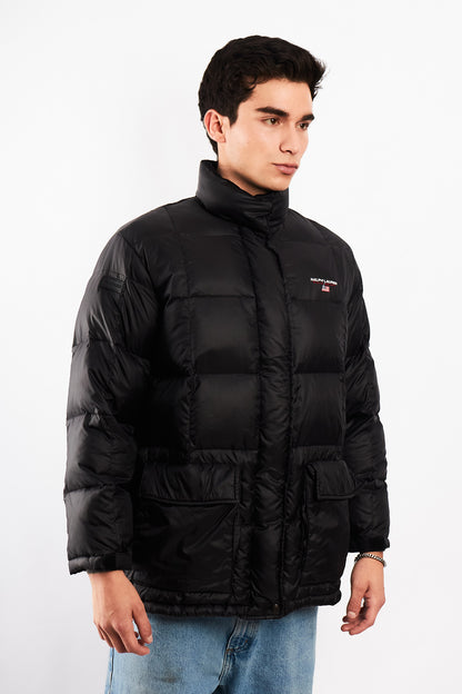 2000 Vintage Polo Spor RL Black Impermeable Down Puffer Jacket (M)