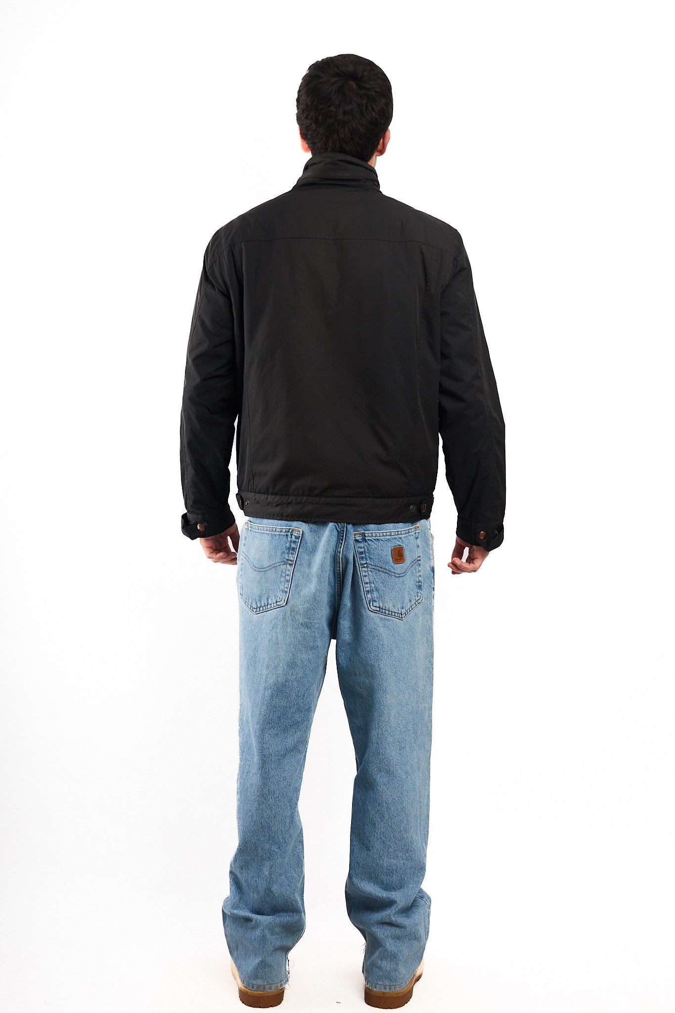 2000 Vintage Polo Ralph Lauren Black Impermeable Bomber Jacket (M)