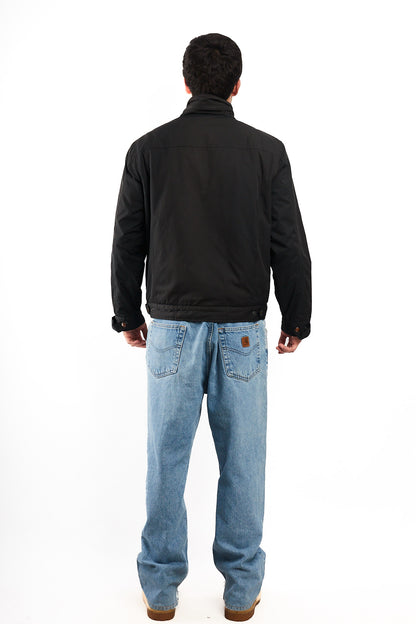 2000 Vintage Polo Ralph Lauren Black Impermeable Bomber Jacket (M)