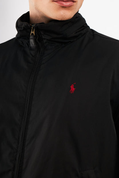 2000 Vintage Polo Ralph Lauren Black Impermeable Bomber Jacket (M)