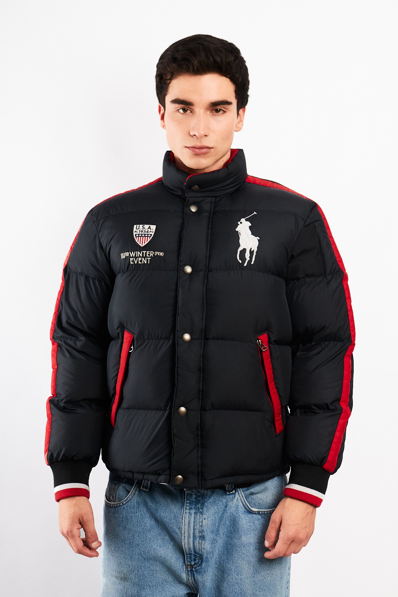 2000 Vintage Polo Ralph Lauren Winter Games Impermeable Puffer Jacket (M/L)